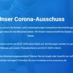 Experten untersuchen die Corona Affaire