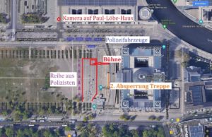 Berlin 29.08.2020 Der Vorfall bei der Reichstagstreppe - eine Inszinierung?
