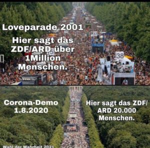 Großdemonstration Berlin 1 August 2020